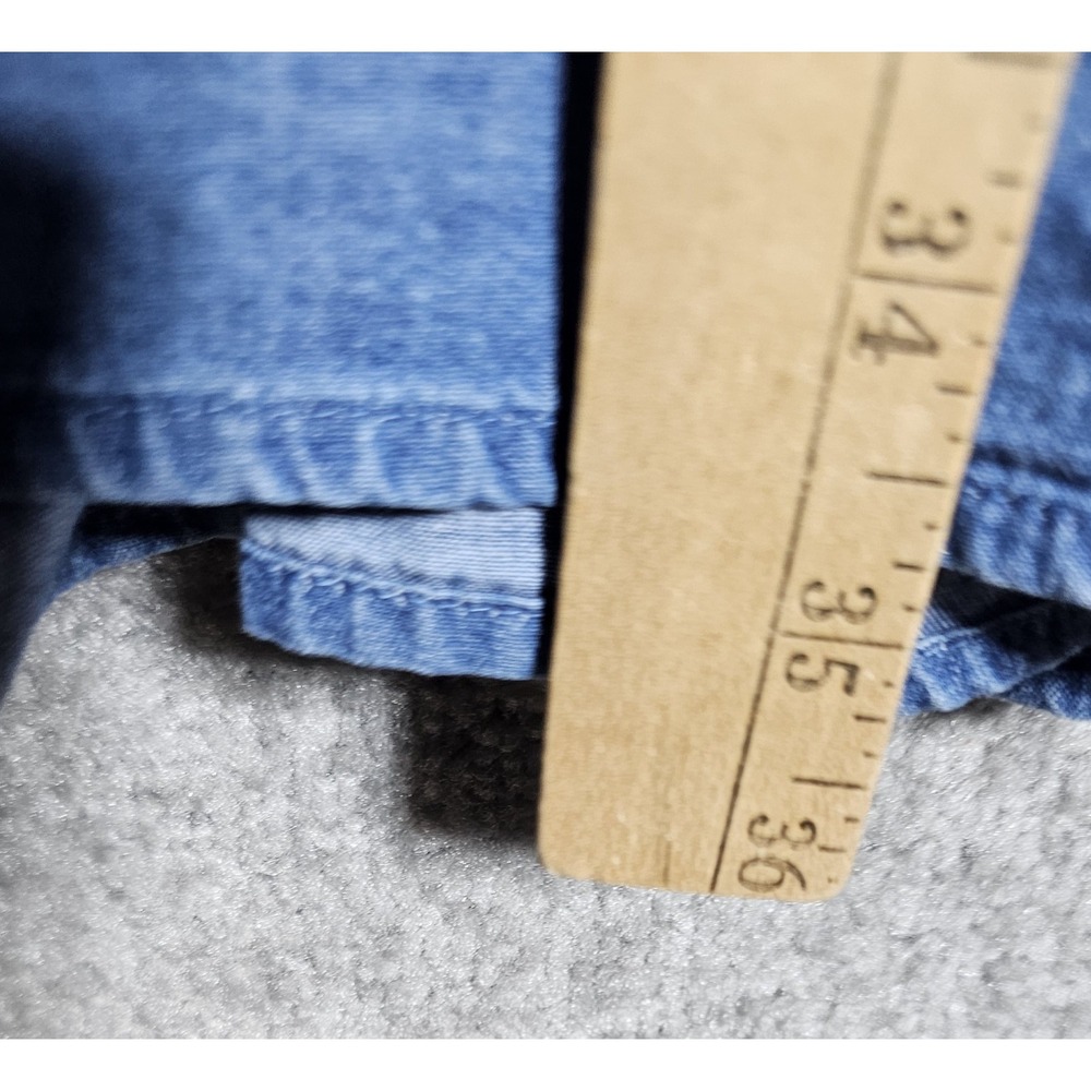 Old Navy Wrap Tank Dress Womens Sz XS Blue Chambray Denim Medium Wash Sleeveless - Picture 7 of 8
